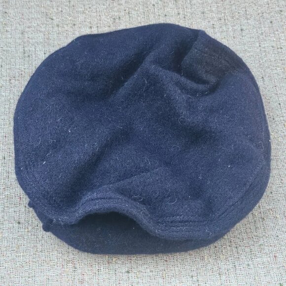 Men Hat Blue Wool Chitral Cap Topi Cultural Ethnic hat Handmade Warm Hat New - Picture 7 of 12